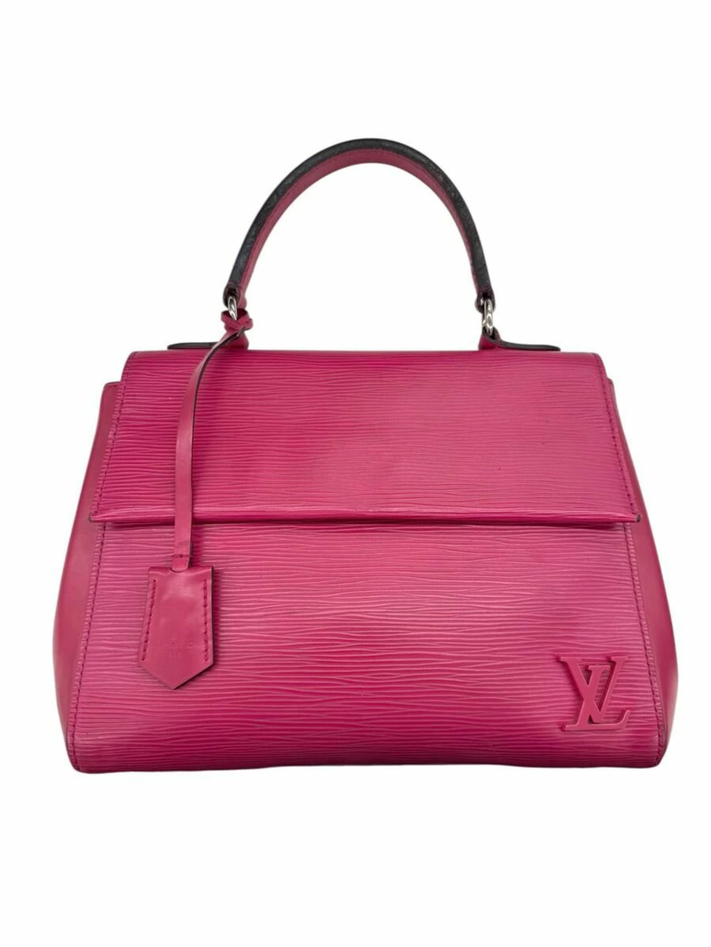 LOUIS VUITTON Cluny Epi Leather Bag Pink